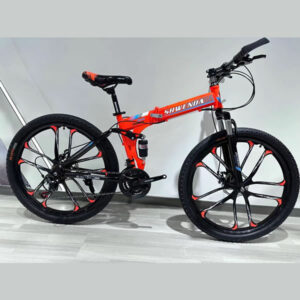 26 inch 21 speed folding boys/adult Mountain High carbon steel Bike Orange