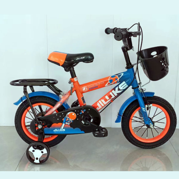 Size 16 Kids bike for Boys with removable training wheels 3-6 years Orange