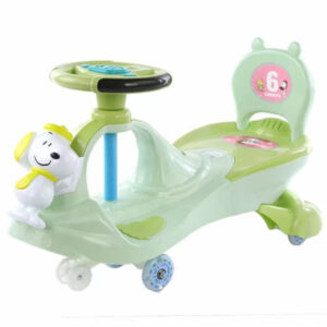 Magic Car Swing Car, Baby Car, Kids Car, Toy Car, Push Car, Ride On Car with Music, Green