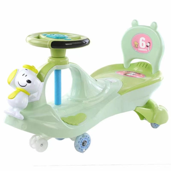 Magic Car Swing Car, Baby Car, Kids Car, Toy Car, Push Car, Ride On Car with Music, Green