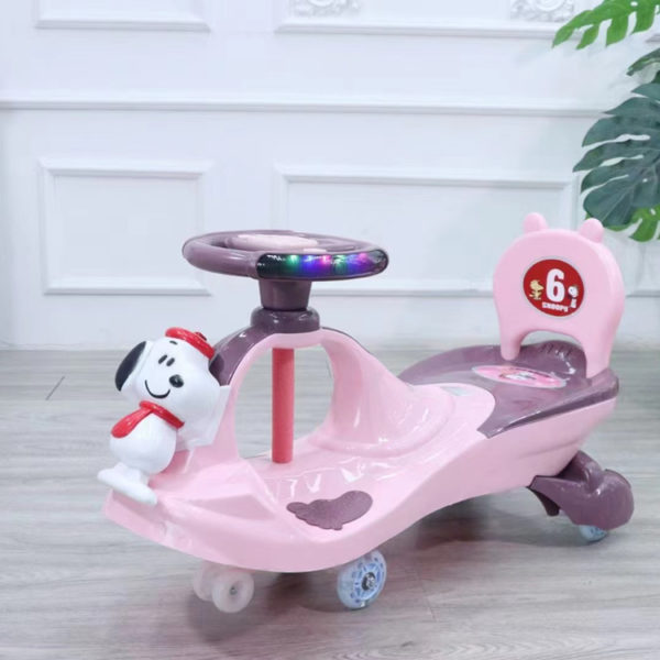 Magic Car Swing Car, Baby Car, Kids Car, Toy Car, Push Car, Ride On Car with Music Pink